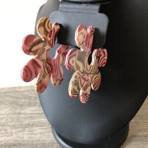 Urban Outfitters Statement Flower Hoops